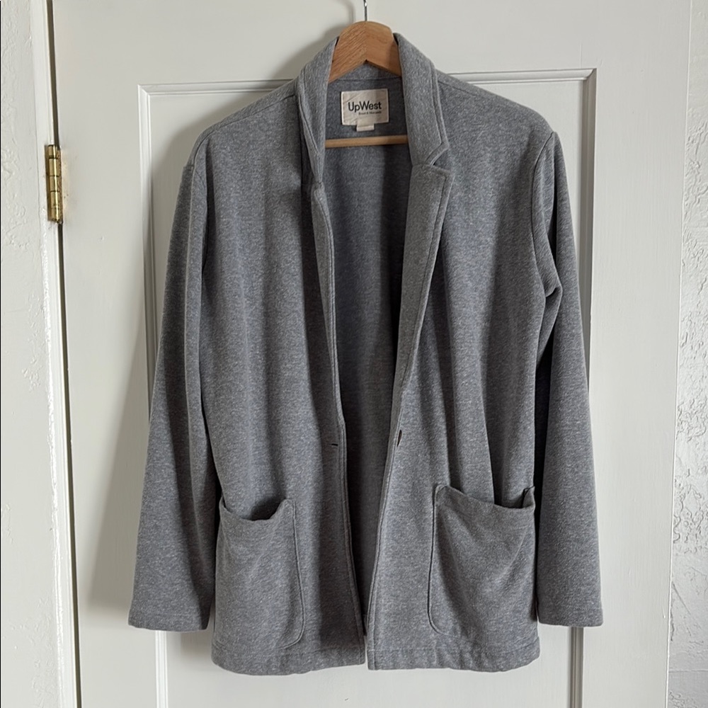 UpWest | Charcoal Sweater Blazer
